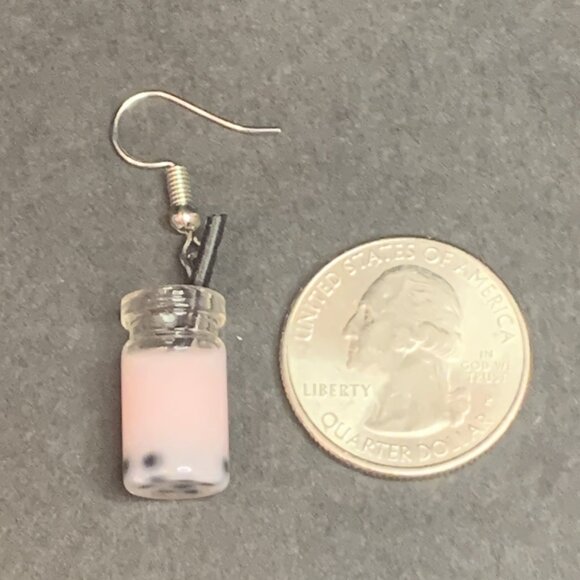 Milk Shake Earring, Shake Earring, Milk Earring, Drink Earring, Funny Food - Picture 4 of 4